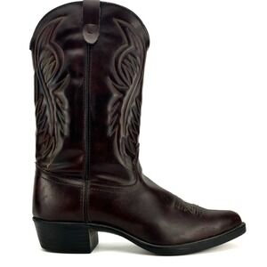 Bronco Western Boots - Men's Size 12 'Brown' Leather (Made In USA)